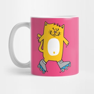 Meow is skating Mug